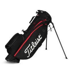 Titleist Players 4 Golf Stand Bag 2022 -Hot Sale golf clubs Shop 2021 Players 4 Black Black Red TB21SX4 006 01 685006