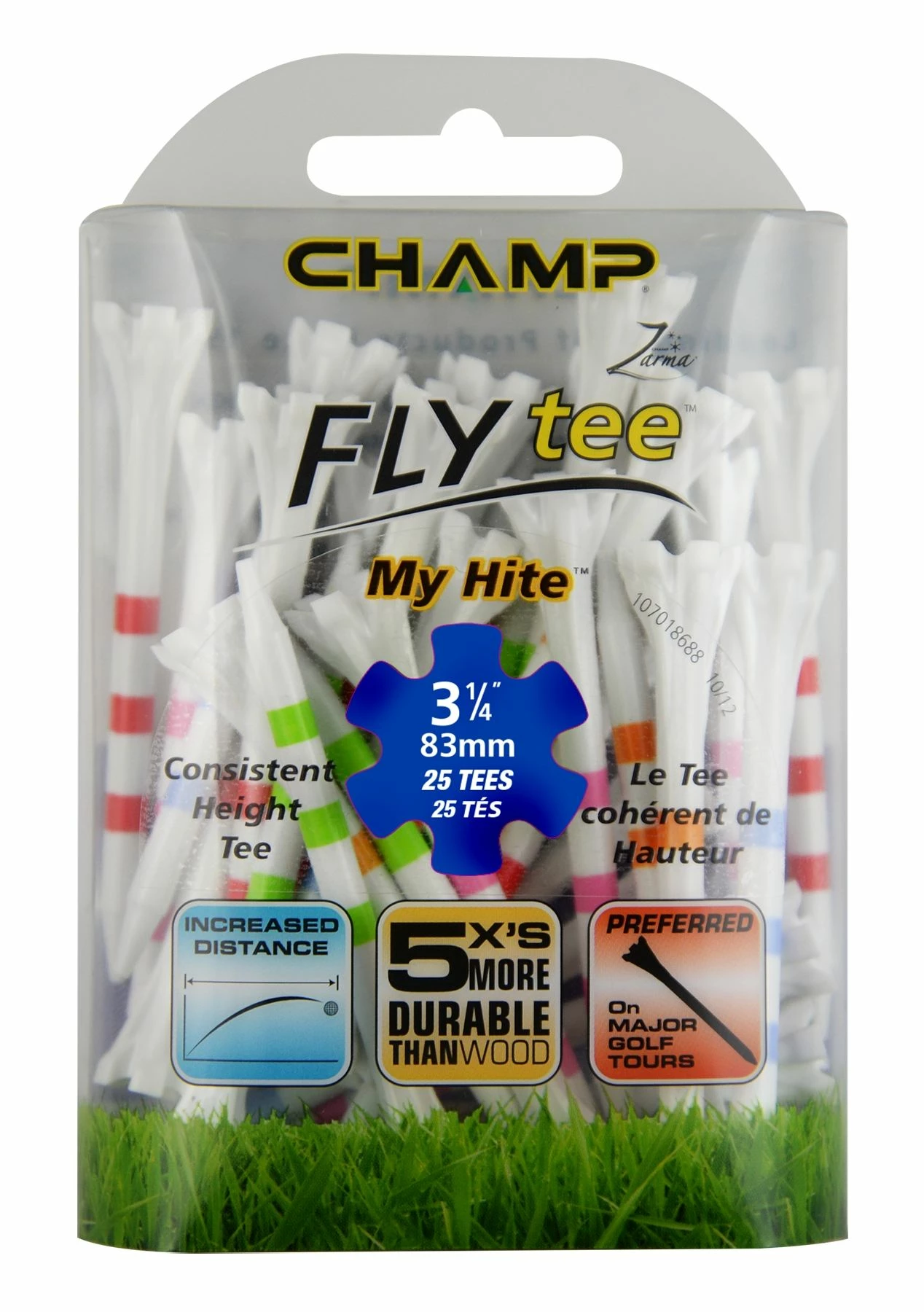 Gdf MyHite Flytee - 3 1/4" 25 Pieces 1 Gdf MyHite Flytee - 3 1/4" 25 Pieces