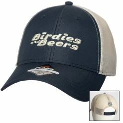 Stroke Play Golf Apparel Birdies And Beers Trucker Hat -Hot Sale golf clubs Shop BirdiesandBeersNavy