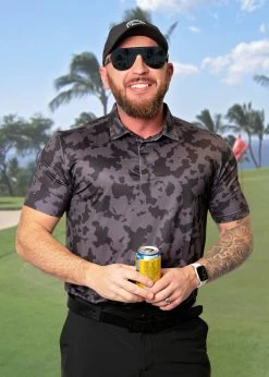 Stroke Play Golf Apparel Midnight Stealth Men's Golf Polo -Hot Sale golf clubs Shop BlackStealth2 scaled