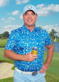 Stroke Play Golf Apparel Loose Cannon Men's Golf Polo -Hot Sale golf clubs Shop Bluesplatter 687837 scaled