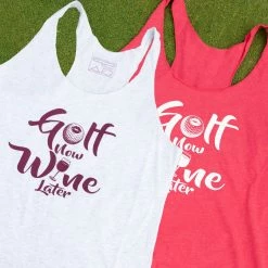 Stroke Play Golf Apparel Golf Now Wine Later Women's Tank Top