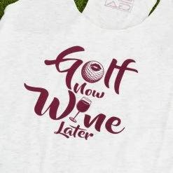 Stroke Play Golf Apparel Golf Now Wine Later Women's Tank Top -Hot Sale golf clubs Shop DSC 0015
