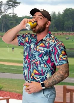 Stroke Play Golf Apparel Electric Palms Men's Golf Polo -Hot Sale golf clubs Shop ElectricPalm2 scaled