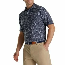 FootJoy Lisle Tossed Tulips Self Collar -Hot Sale golf clubs Shop FJ 28452 02 998686