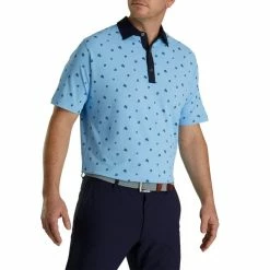 FootJoy Pique Stretch Scattered Floral Self Collar -Hot Sale golf clubs Shop FJ 28483 02 599142