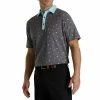 FootJoy Pique Stretch Scattered Floral Self Collar