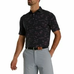 FootJoy Tropic Golf Print Lisle Self Collar