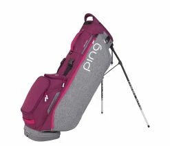 Ping HooferLite Stand Bag 2022 -Hot Sale golf clubs Shop HooferLite 08 HeatherGrey Garnet Magentacopy 275811
