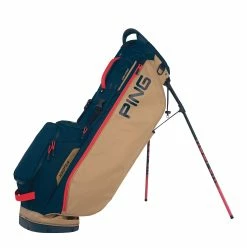 Ping HooferLite Stand Bag 2022 -Hot Sale golf clubs Shop HooferLite 18 Tan Navy Sunkiss 981937