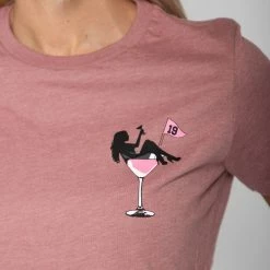 Stroke Play Golf Apparel 19th Hole Women's T-Shirt -Hot Sale golf clubs Shop Ladies t shirt close up short sleeve martini 19th hole fd32c1e8 e338 4db5 9e36 268a80086ce3