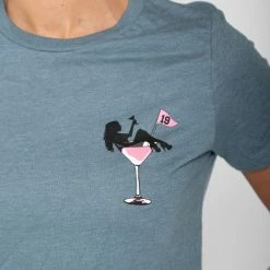 Stroke Play Golf Apparel 19th Hole Women's T-Shirt -Hot Sale golf clubs Shop Ladies t shirt slate close up short sleeve martini 19th hole a9edeb90 5e02 48c5 ada4 fac5cd685bbd