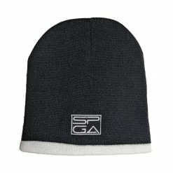 Stroke Play Golf Apparel Men's Black SPGA Beanie