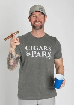 Stroke Play Golf Apparel Cigars & Pars Men's T-Shirt 7 Stroke Play Golf Apparel Cigars & Pars Men's T-Shirt -Hot Sale golf clubs Shop Stroke Play cigars and pars tshirt t grey front 2 cotton poly a2978e6b 392e 4337 b42e 5d3d232f1e0f