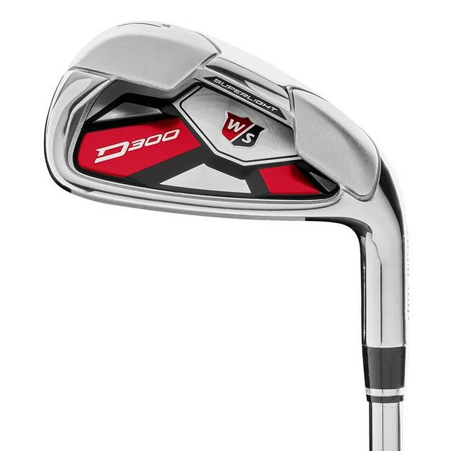 Wilson D300 SuperLite 4H 5-PW Combo Iron Set With Steel Shafts 1 Wilson D300 SuperLite 4H 5-PW Combo Iron Set With Steel Shafts