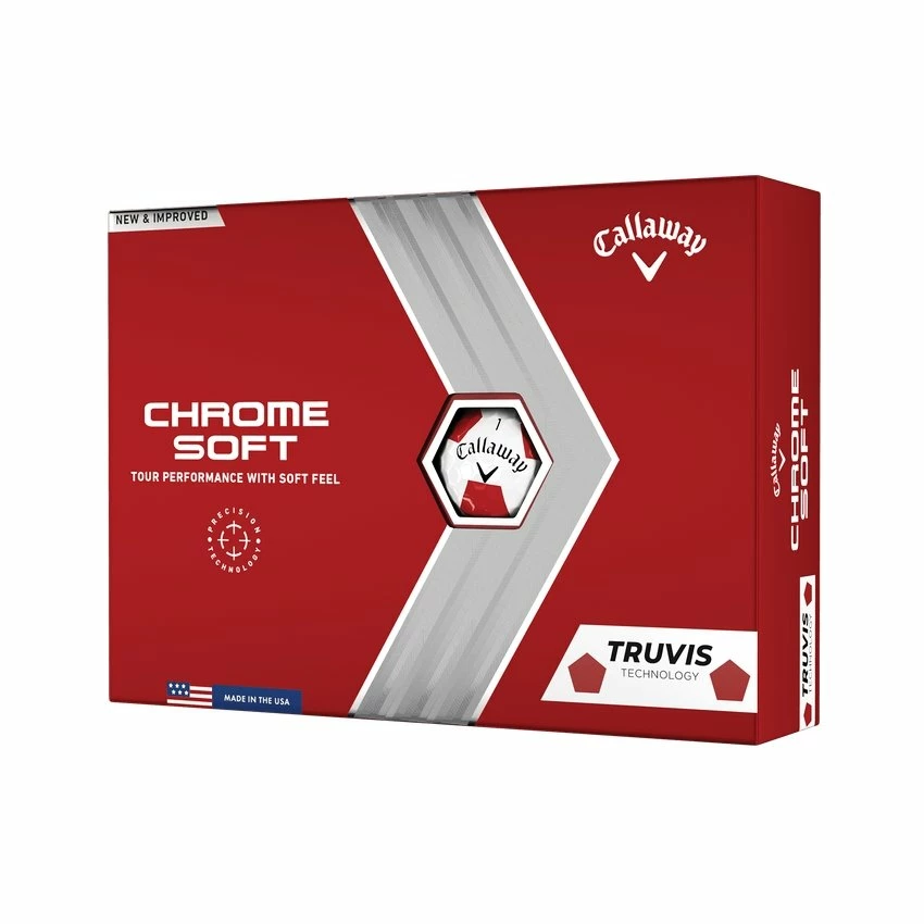 Callaway Chrome Soft Truvis 22 Golf Ball 1 Callaway Chrome Soft Truvis 22 Golf Ball