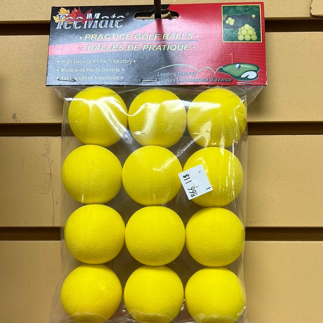 Gdf TeeMate Foam Practice Golf Balls 1 Gdf TeeMate Foam Practice Golf Balls